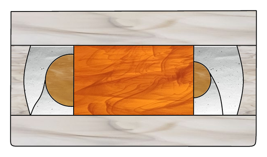 Stained Glass Pattern - VHS Tape, Digital Download
