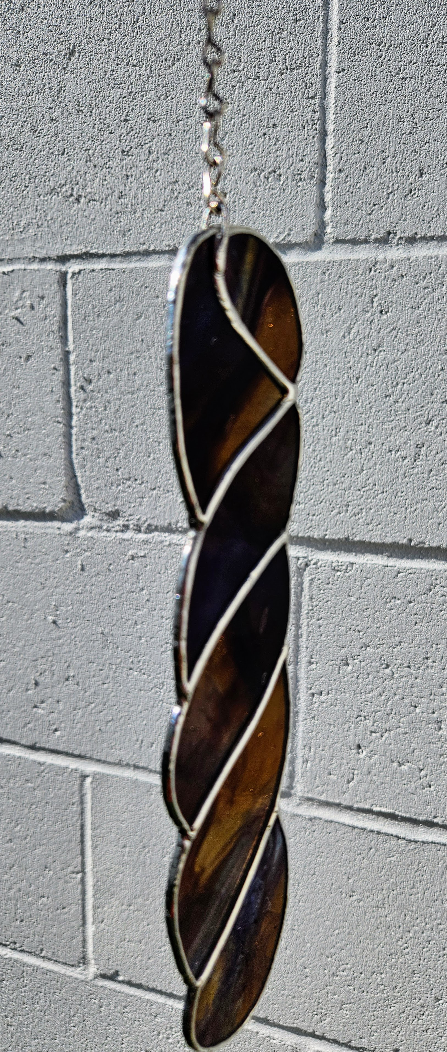 Swirled Yarn Skein Stained Glass