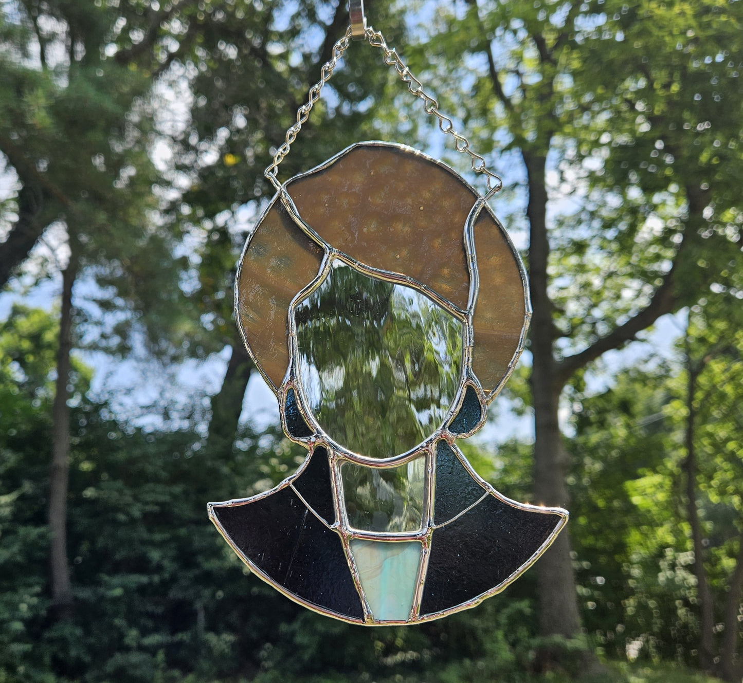 Handmade Stained Glass Suncatcher: Golden Girls Bust, Dorothy