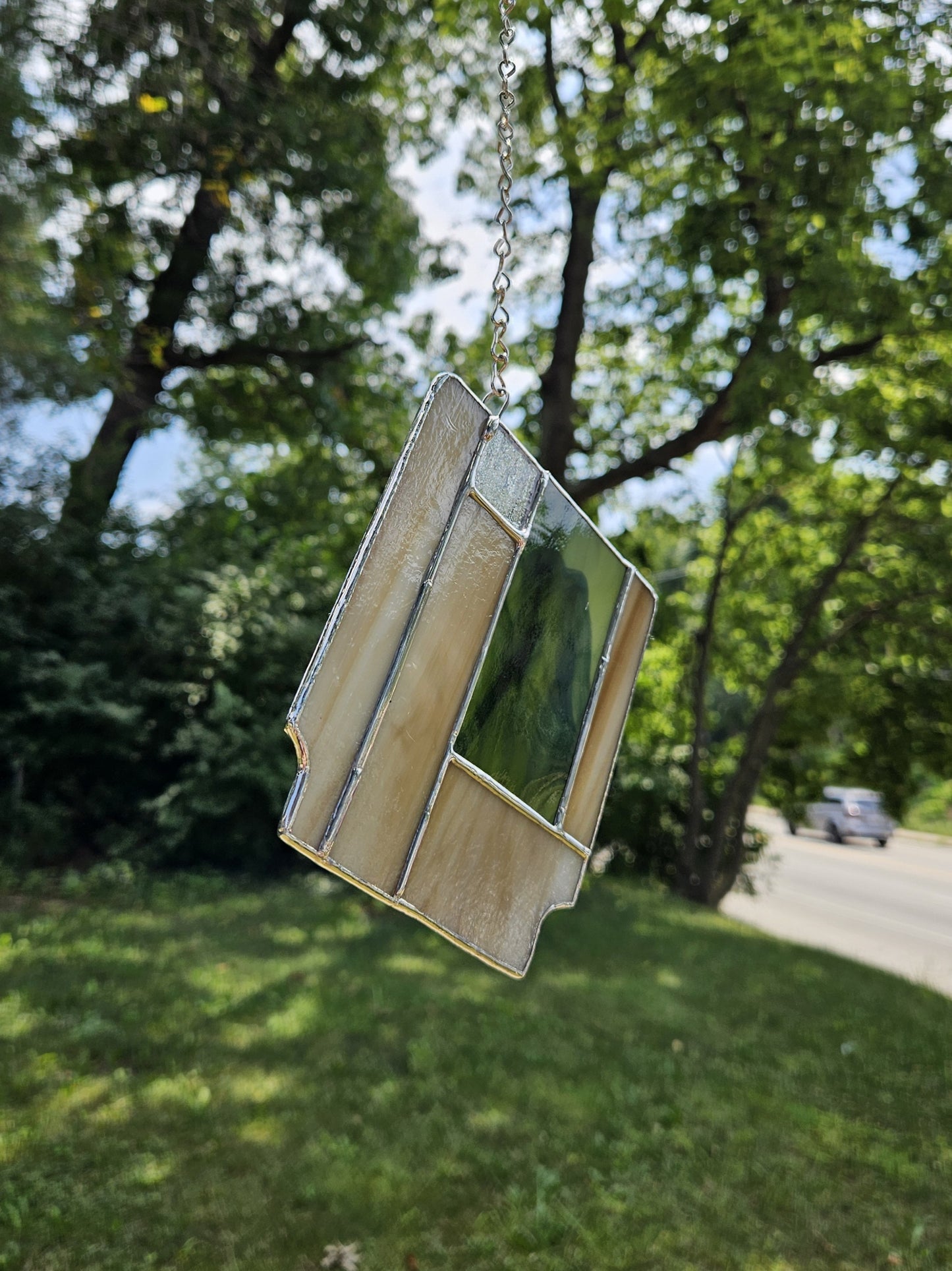 Handmade Stained Glass Panel: 8-Bit Cartridge (Various Colors)