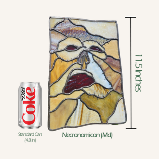 Evil Dead Necronomicon (Md) Stained Glass Panel