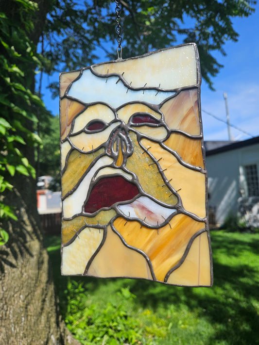 Evil Dead Necronomicon (Sm) Stained Glass Panel