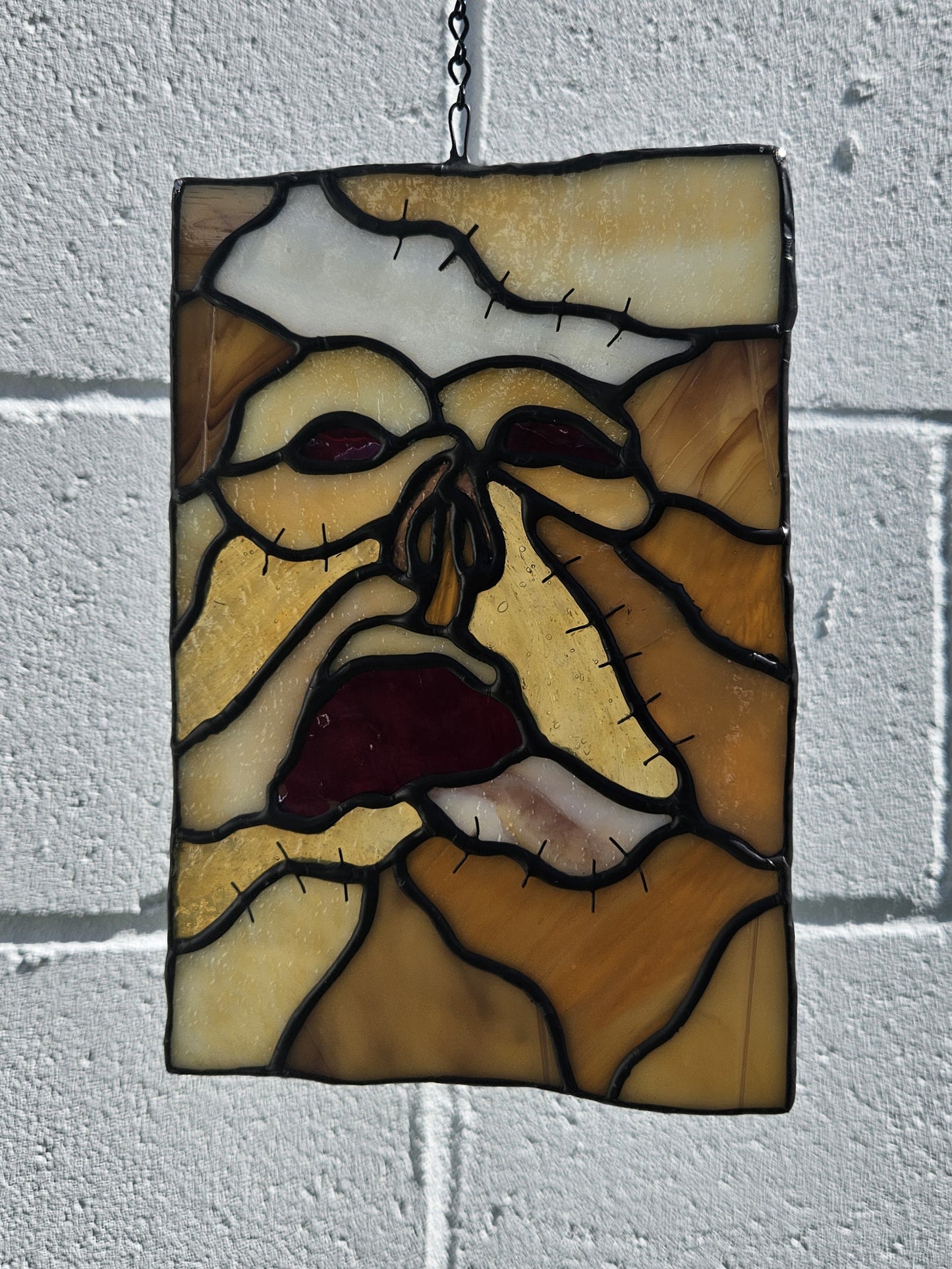 Evil Dead Necronomicon (Sm) Stained Glass Panel
