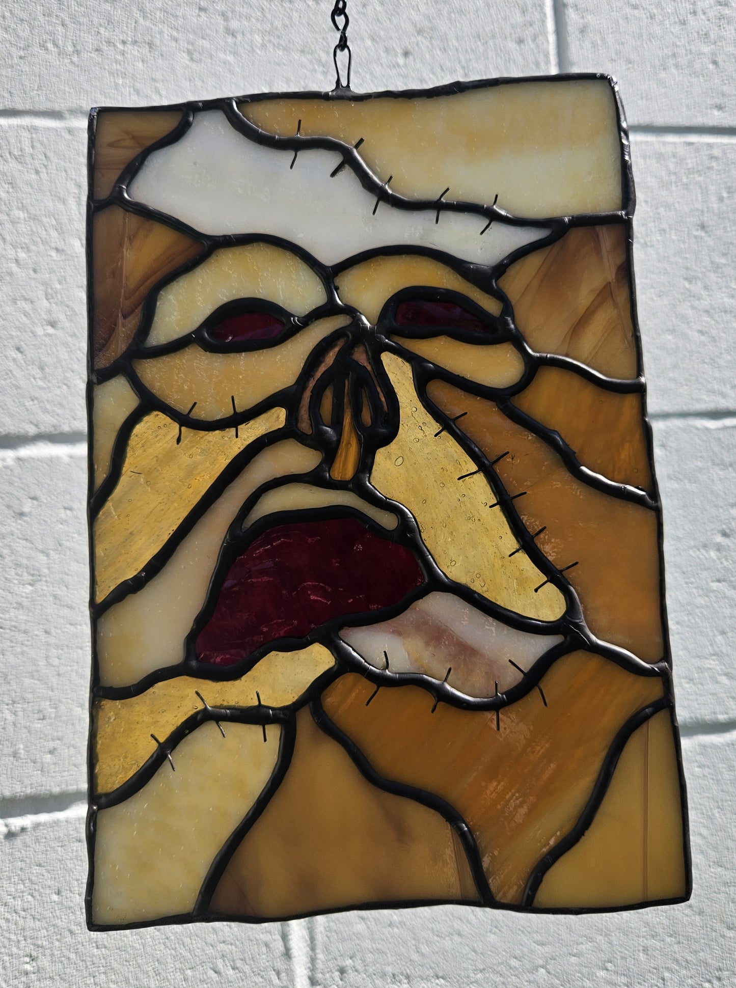 Evil Dead Necronomicon (Sm) Stained Glass Panel