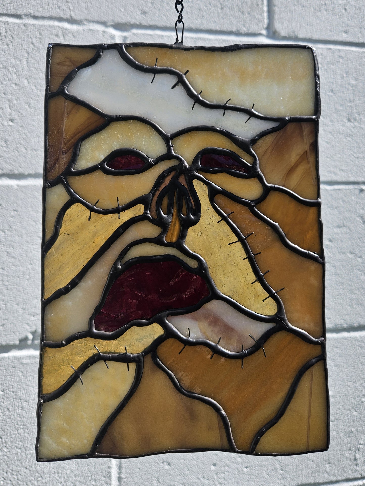 Evil Dead Necronomicon (Sm) Stained Glass Panel