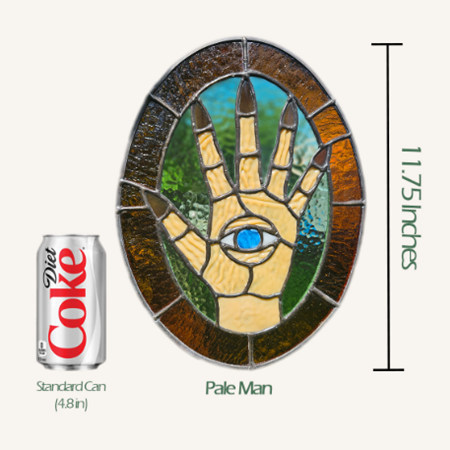 Pan's Labyrinth Pale Man Stained Glass Panel