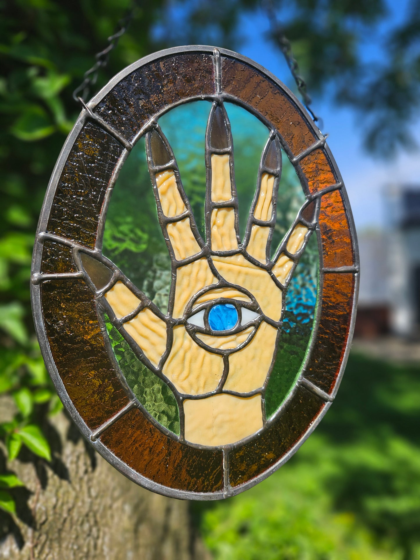 Pan's Labyrinth Pale Man Stained Glass Panel