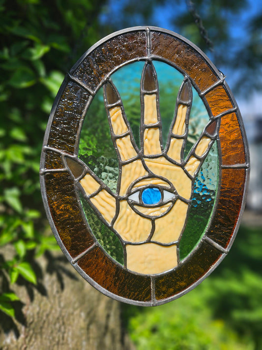 Pan's Labyrinth Pale Man Stained Glass Panel