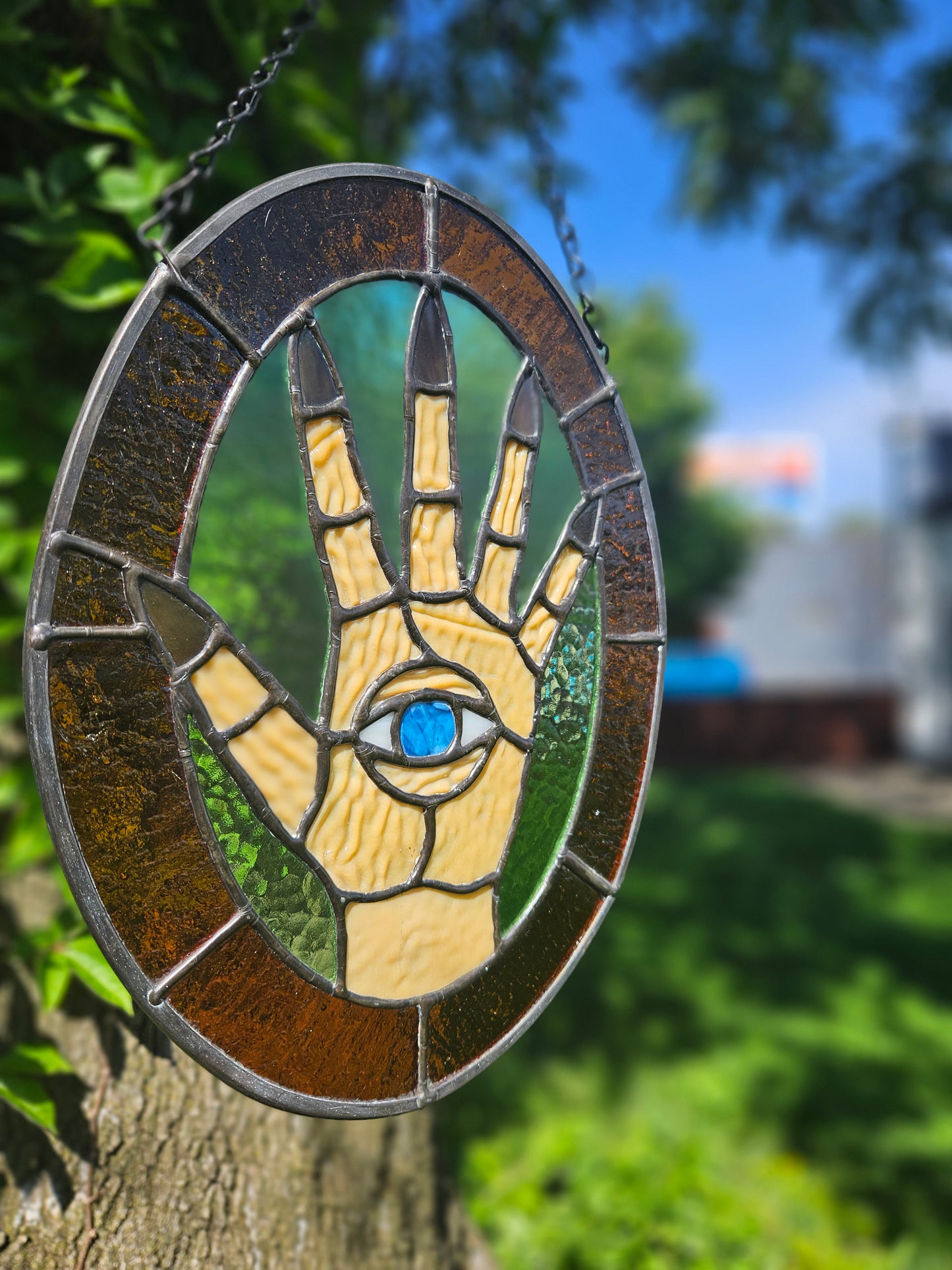 Pan's Labyrinth Pale Man Stained Glass Panel