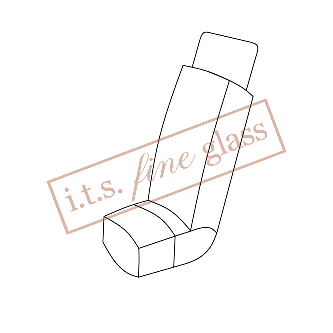 Asthma Inhaler Stained Glass Pattern