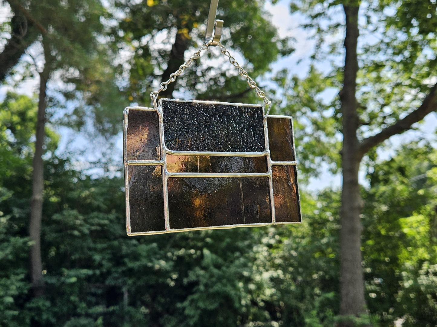Handmade Stained Glass Panel: 16-Bit Cartridge (Various Colors)