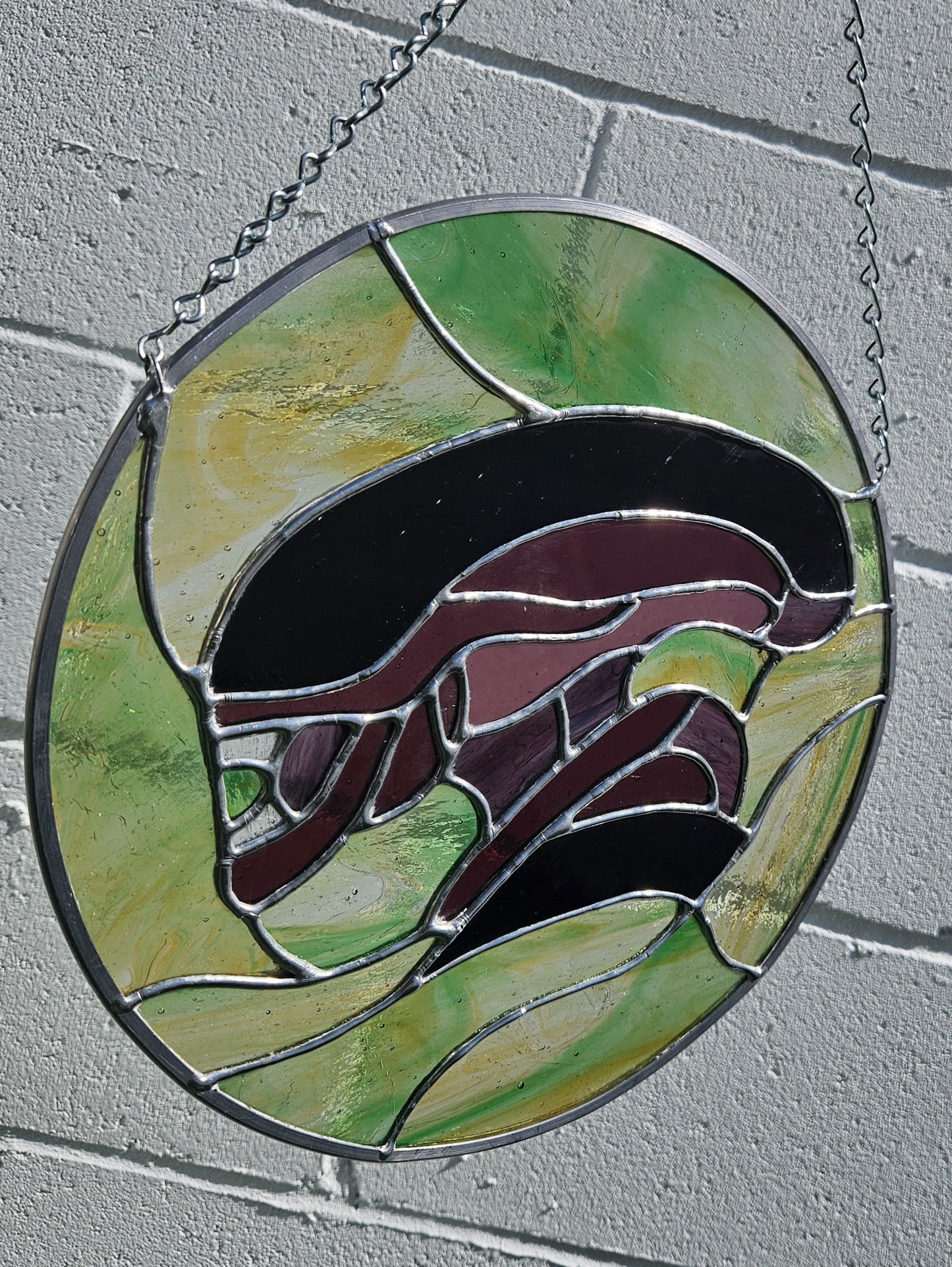 Xenomorph Stained Glass Panel