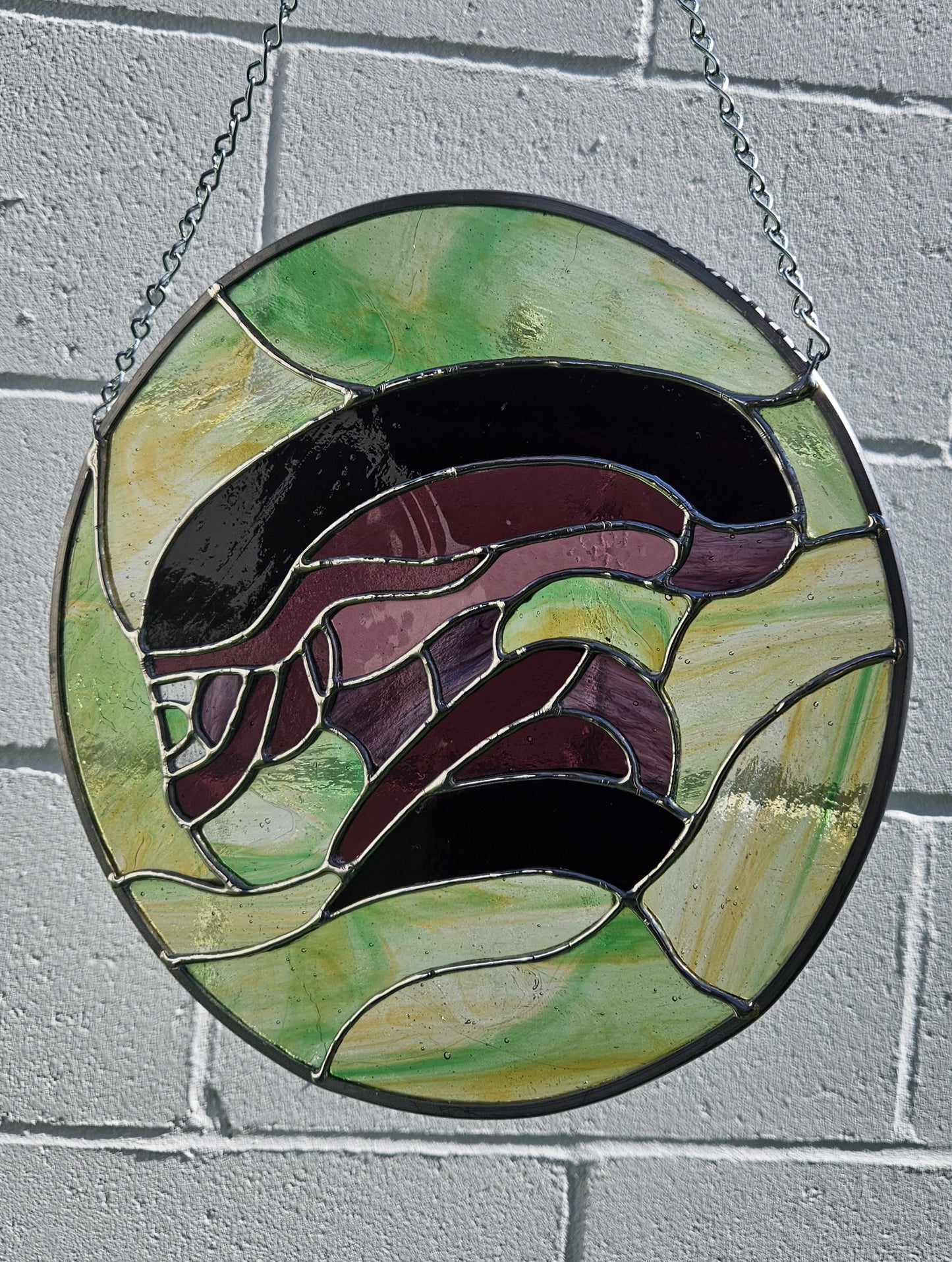 Xenomorph Stained Glass Panel