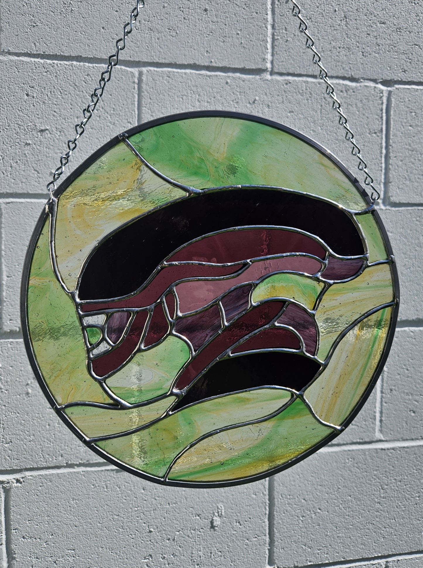 Xenomorph Stained Glass Panel