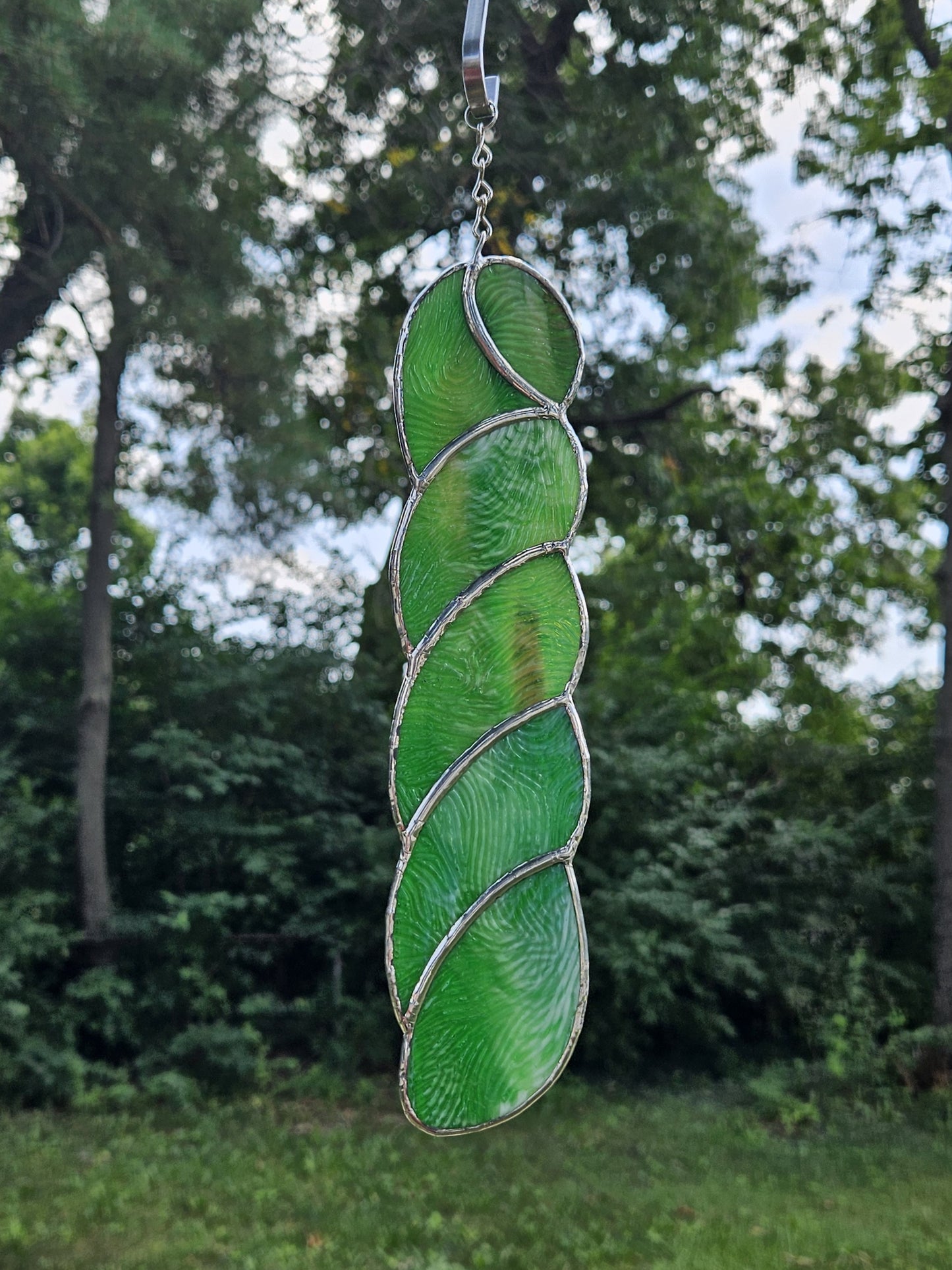 Handmade Stained Glass Suncatcher: Yarn Skein by Bre (Various Colors)